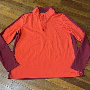 Saucony Sunday 1/4 Zip Poinciana Heather XL